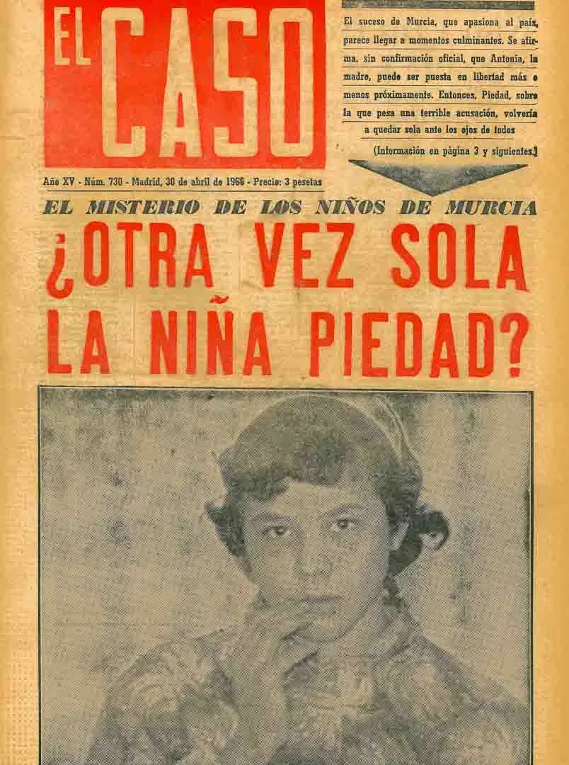 El Caso otra vez sola la niña Piedad – Crimen de la Farola
