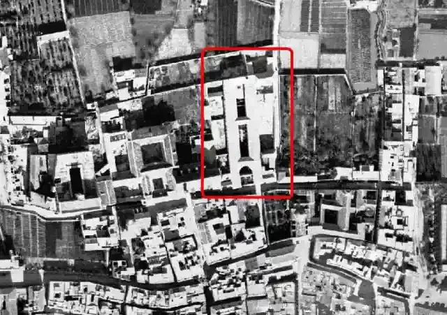 Vista aérea antigua – Manicomio Provincial de Murcia
